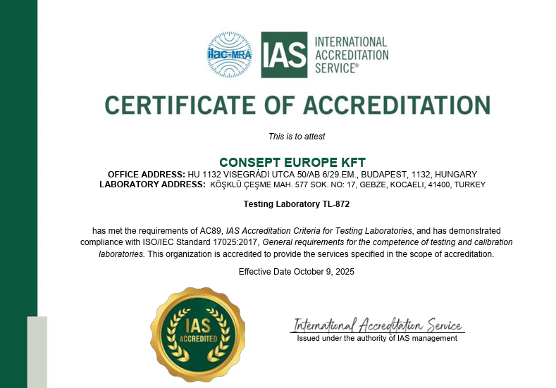IAS laboratóriumi akkreditáció